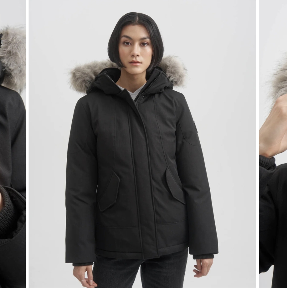 S Black Toboggan Canada Jacket